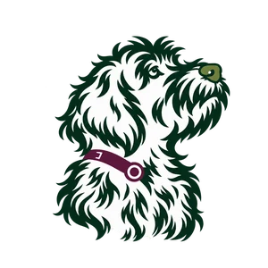 Whispering Walks dog emblem